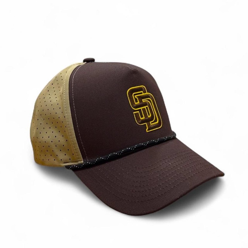 San Diego Padres Hat One Size Brown Mesh Snapback Melin Coronado Hydro